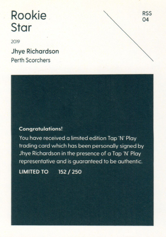 Jhye Richardson back