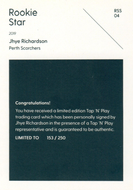 Jhye Richardson back
