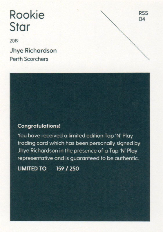 Jhye Richardson back
