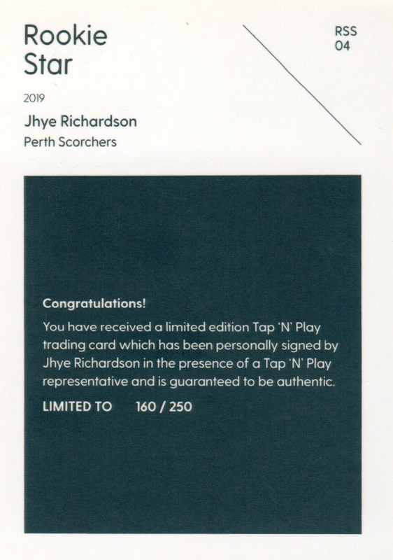 Jhye Richardson back