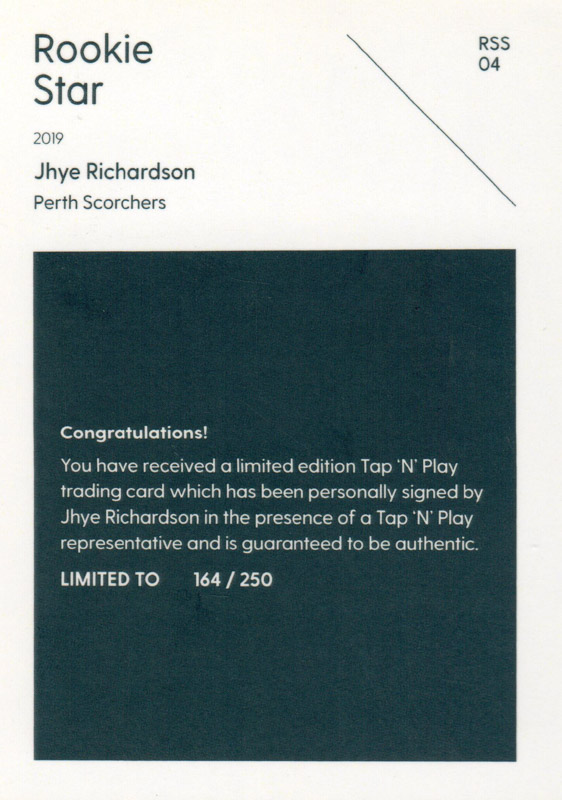 Jhye Richardson back