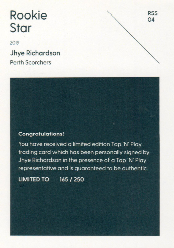 Jhye Richardson back