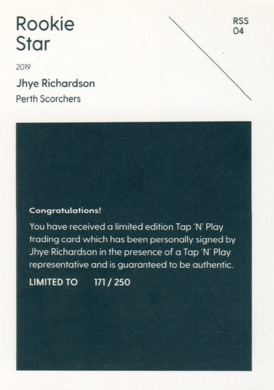 Jhye Richardson back