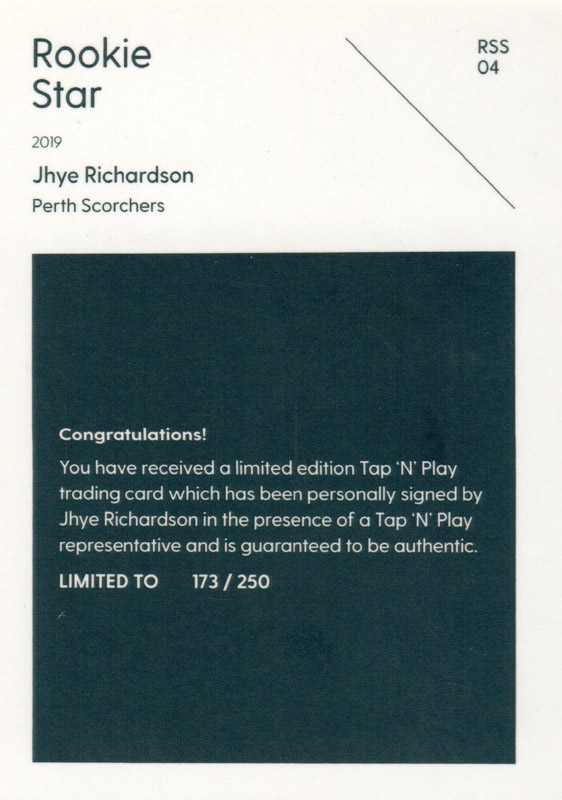 Jhye Richardson back