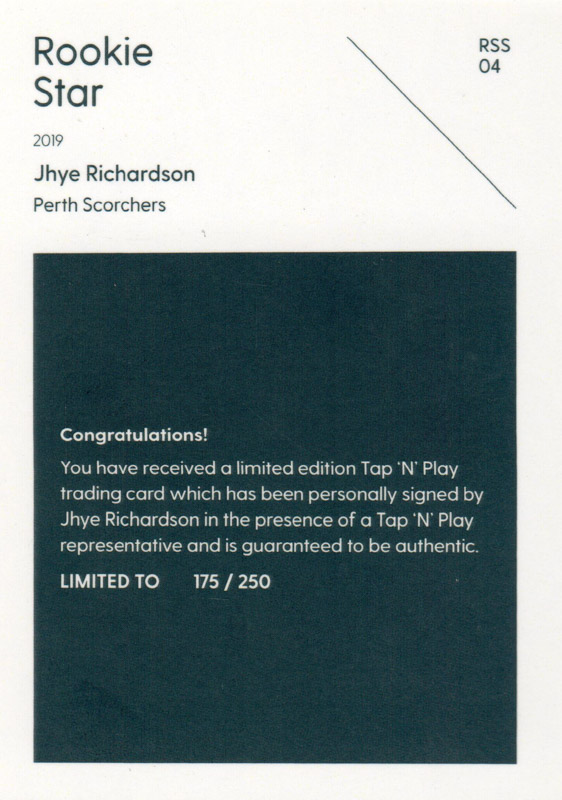 Jhye Richardson back
