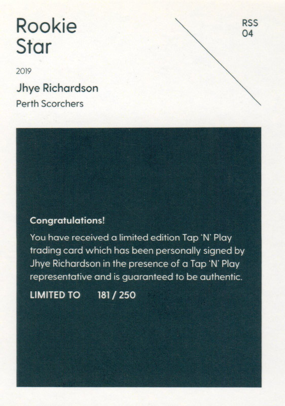 Jhye Richardson back
