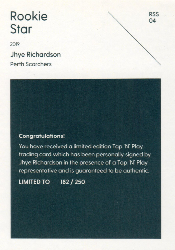 Jhye Richardson back