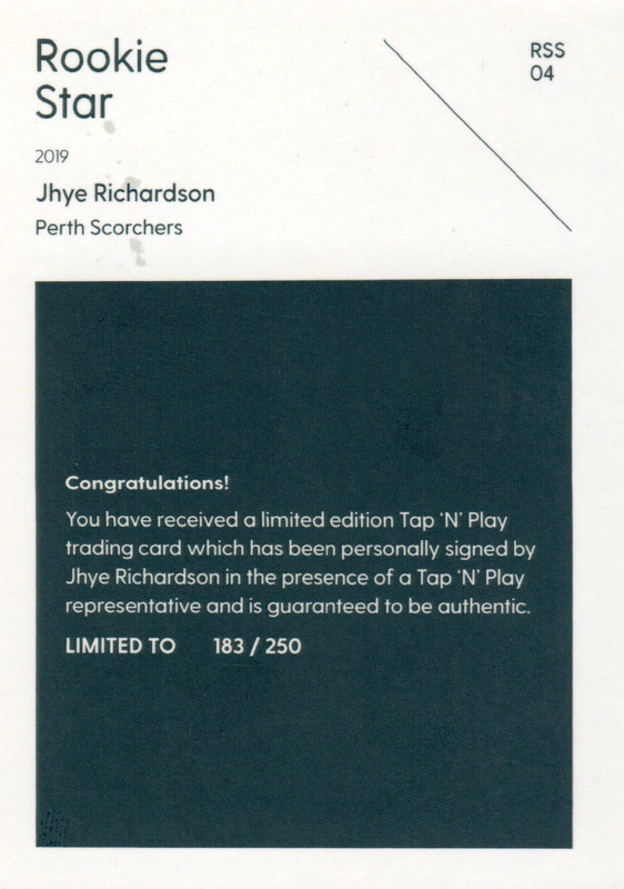 Jhye Richardson back