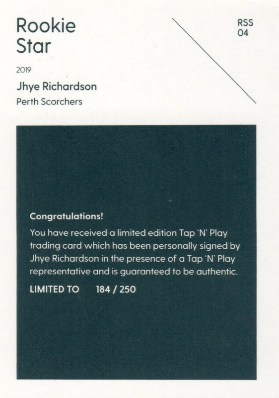 Jhye Richardson back