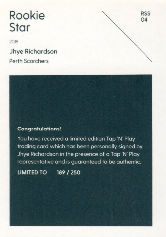 Jhye Richardson back