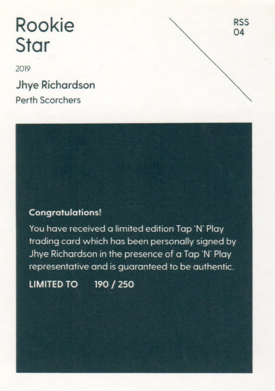 Jhye Richardson back