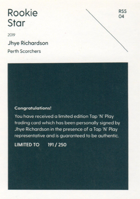 Jhye Richardson back