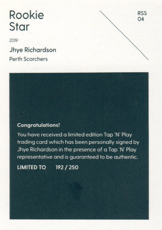 Jhye Richardson back