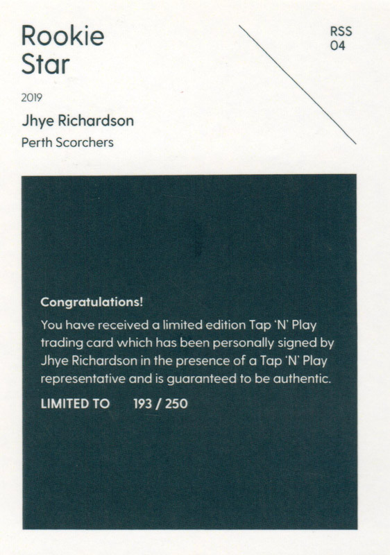 Jhye Richardson back