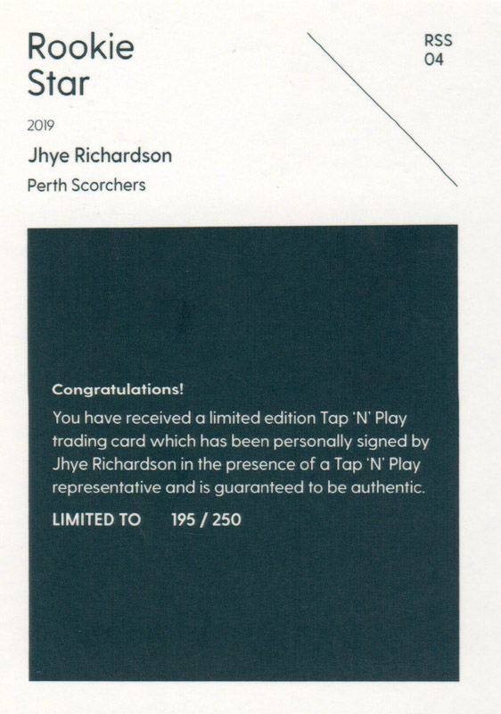 Jhye Richardson back