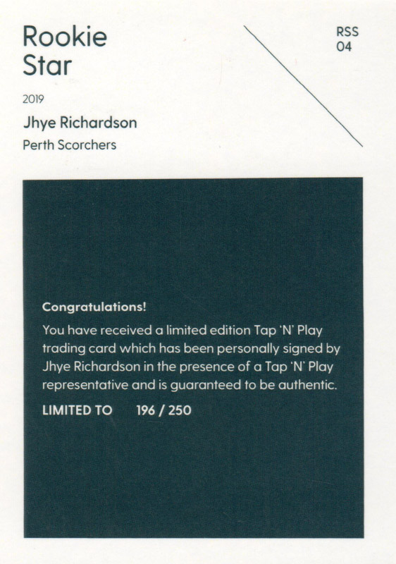 Jhye Richardson back