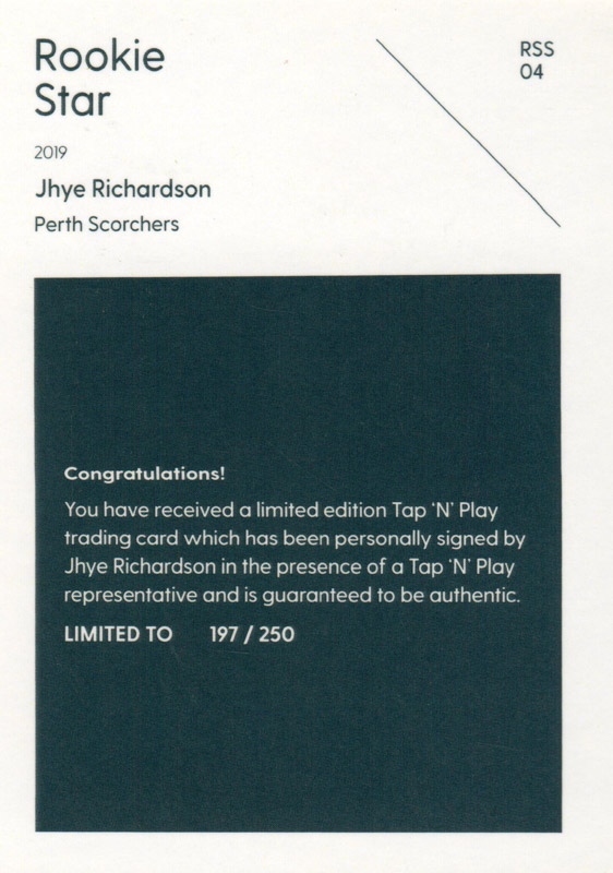 Jhye Richardson back