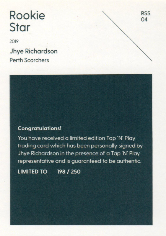 Jhye Richardson back