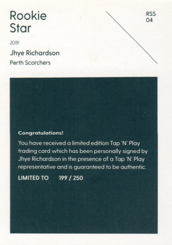 Jhye Richardson back