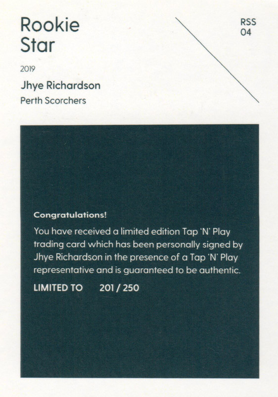 Jhye Richardson back