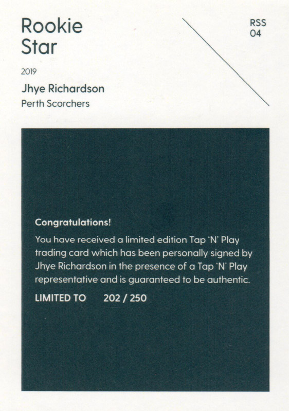 Jhye Richardson back
