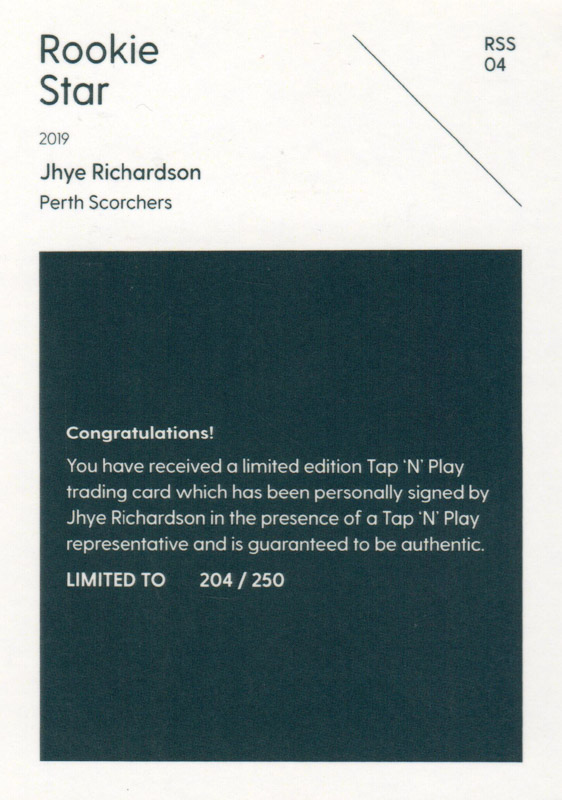 Jhye Richardson back