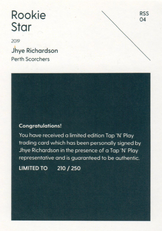 Jhye Richardson back