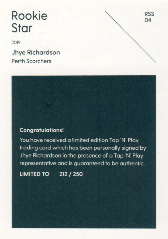 Jhye Richardson back