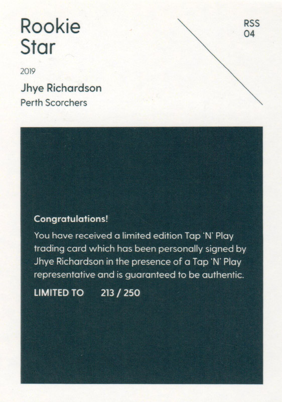 Jhye Richardson back