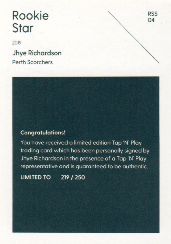 Jhye Richardson back