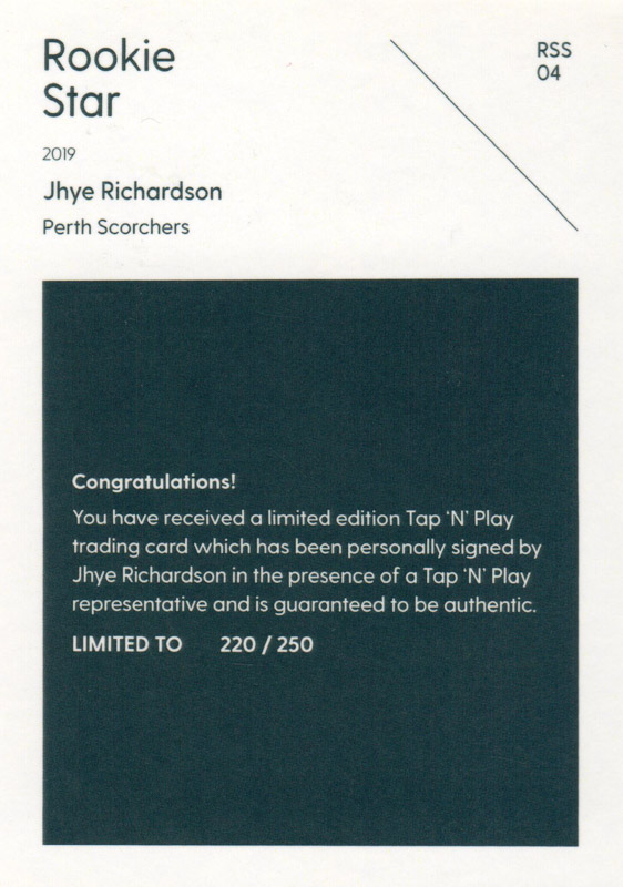 Jhye Richardson back