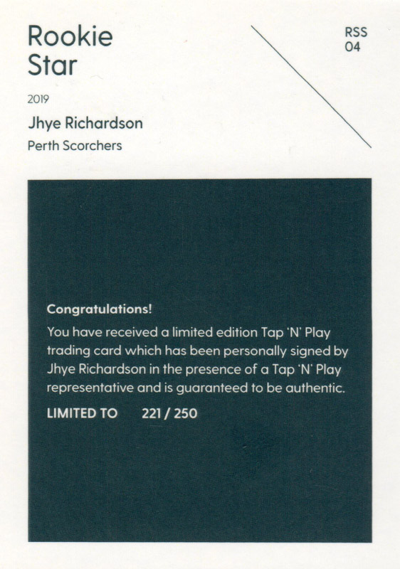 Jhye Richardson back