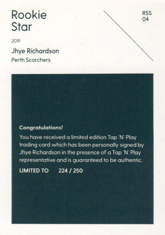 Jhye Richardson back