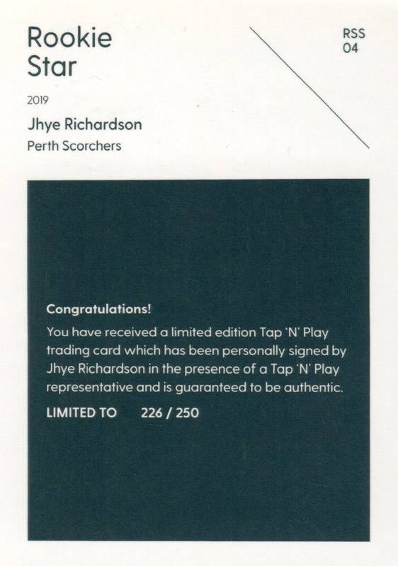 Jhye Richardson back