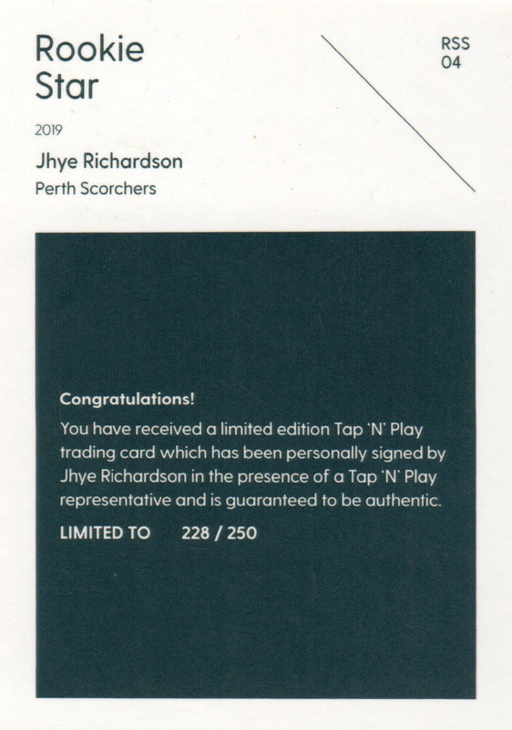 Jhye Richardson back