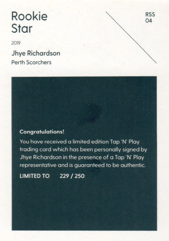 Jhye Richardson back