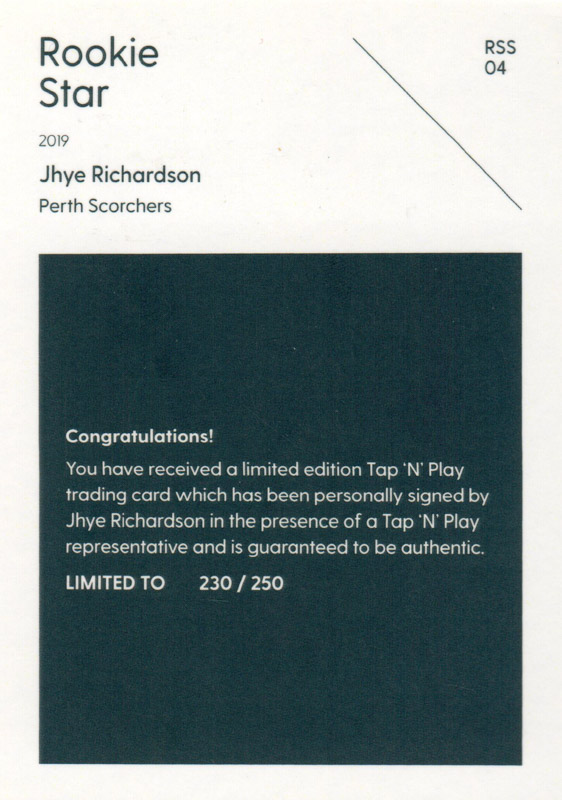 Jhye Richardson back