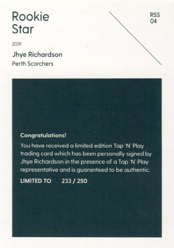 Jhye Richardson back