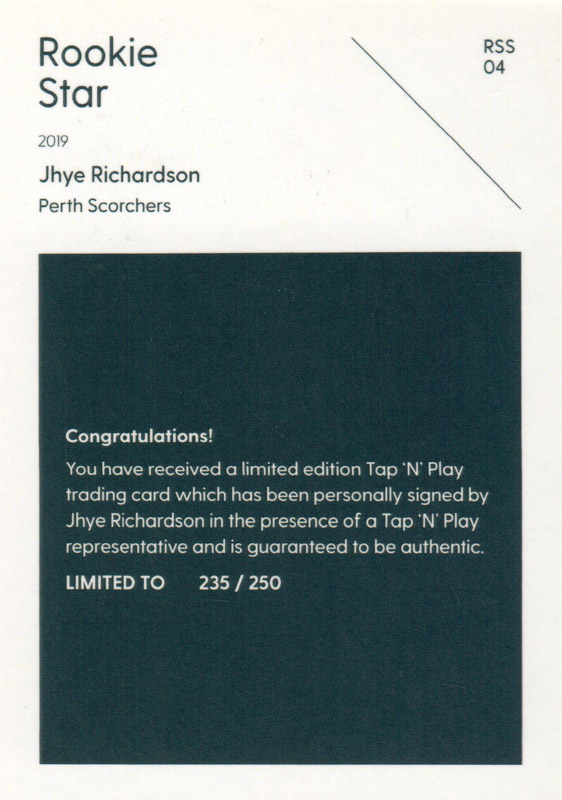 Jhye Richardson back