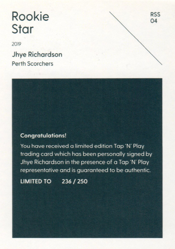 Jhye Richardson back