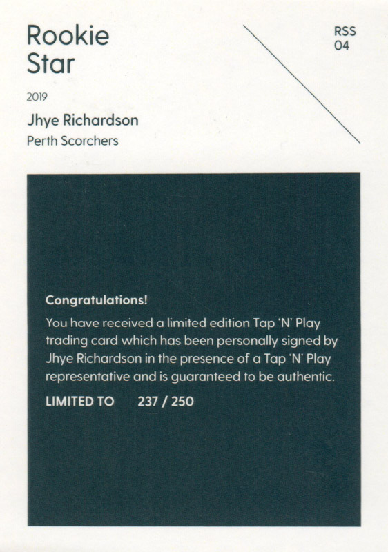 Jhye Richardson back