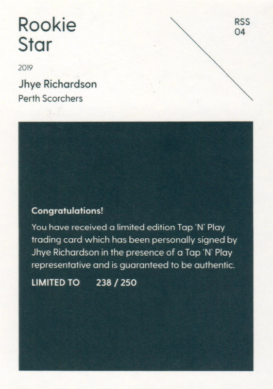 Jhye Richardson back