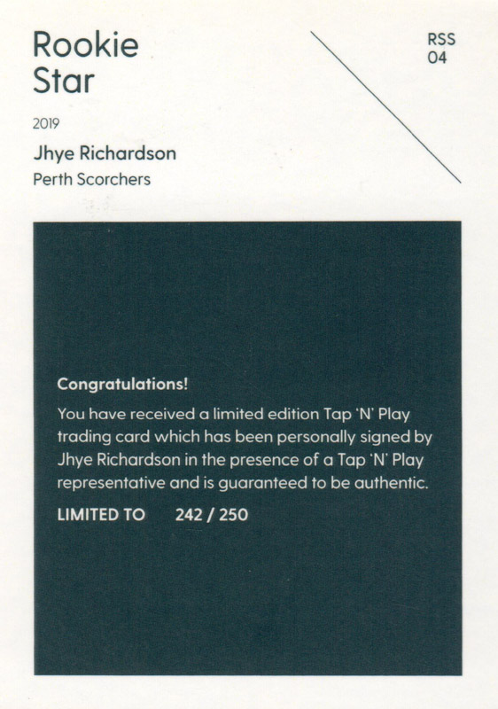 Jhye Richardson back