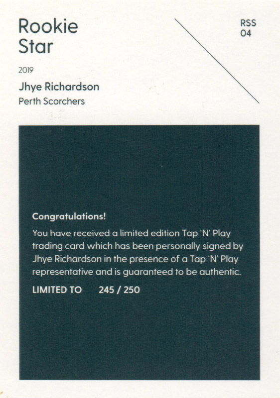 Jhye Richardson back