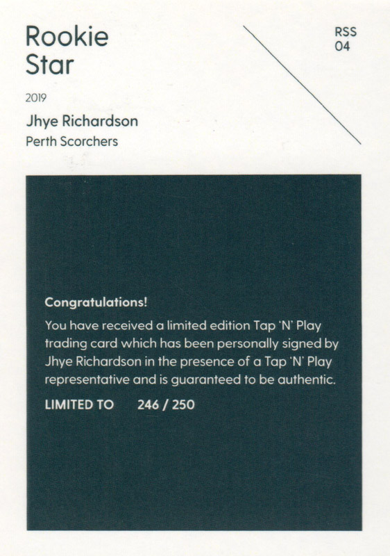 Jhye Richardson back