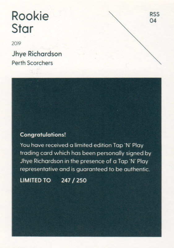 Jhye Richardson back