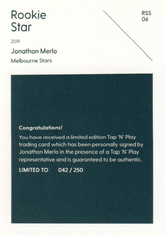 Jonathon Merlo back