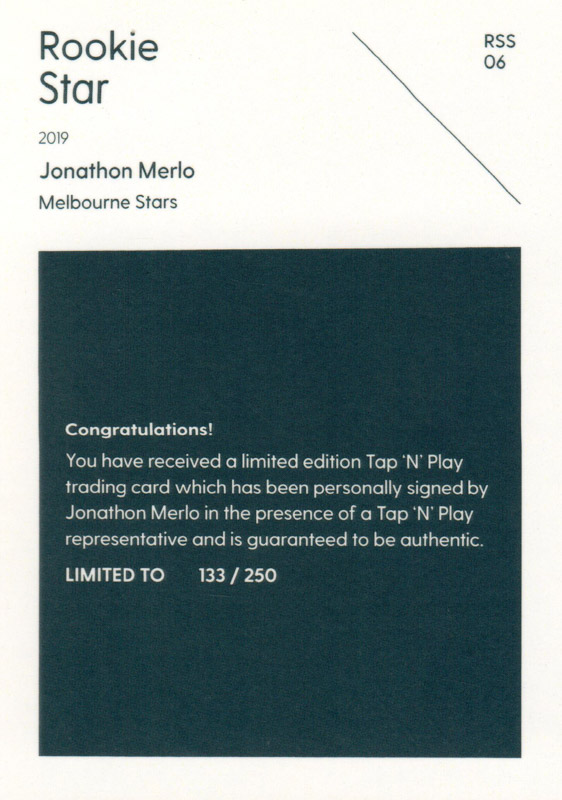 Jonathon Merlo back