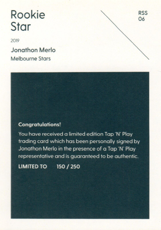 Jonathon Merlo back