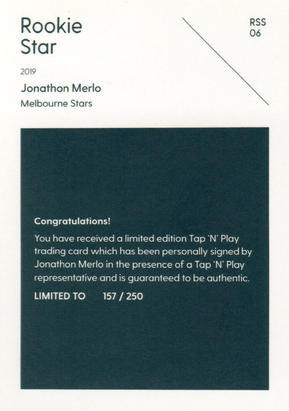 Jonathon Merlo back